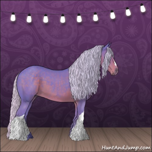 Horse Color:Watercolor Silver Black 