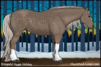 Horse Color:Silver Black 
