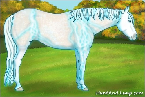 Horse Color:Thunderstruck Cremello Ice Splash 