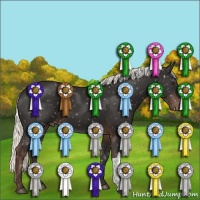 Horse Color:Liver Chestnut Mushroom Snowflake Varnish