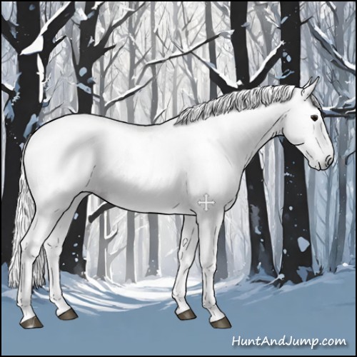 Horse Color:Gray Black 