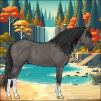 Horse Color:Grullo