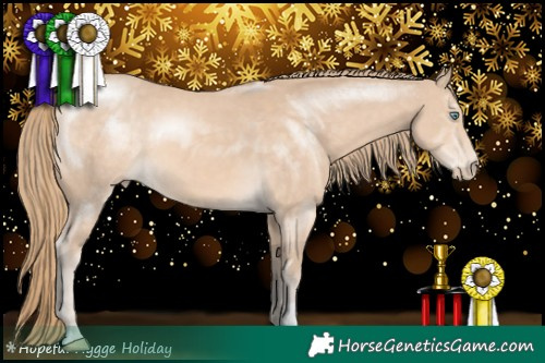 Horse Color:Chocolate Perlino 