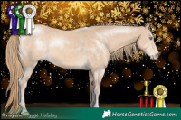 Horse Color:Chocolate Perlino 