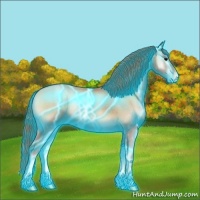 Horse Color:Thunderstruck Blue Onyx Pearl 