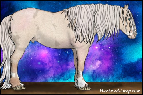 Horse Color:Silver Classic Champagne Ice Roan Dun Splash 