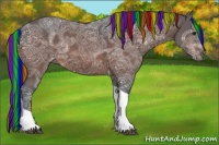 Horse Color:Painted Brown Ice Tobiano 