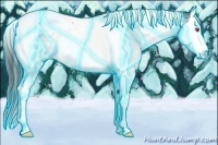 Horse Color:Thunderstruck Brown Chinchilla Sabino Splash Tobiano 