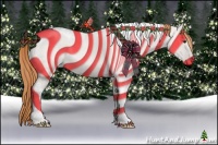 Horse Color:Red Dun Roan Tobiano 