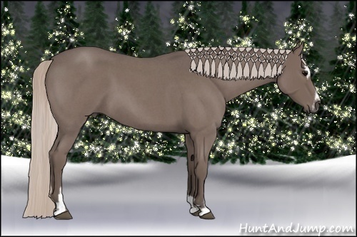 Horse Color:Silver Blue Roan Sabino 