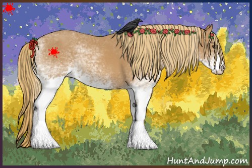 Horse Color:White Spotted Chestnut 