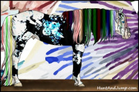 Horse Color:Painted White Spotted Cremello Dun Splash 