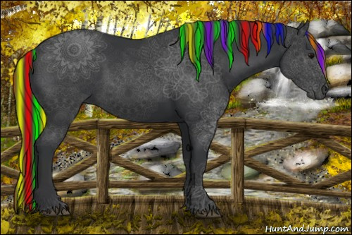 Horse Color:Painted Black 