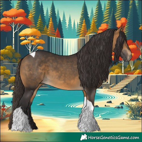 Horse Color:Buckskin Tobiano 