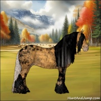 Horse Color:Void Silver Sable Cream Champagne Tobiano 