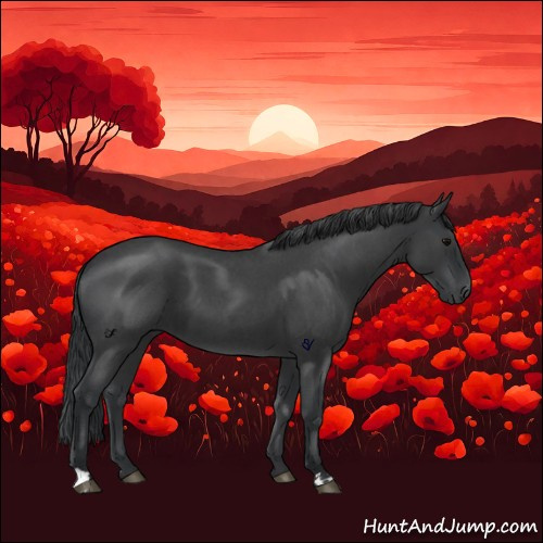 Horse Color:Blue Roan 