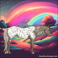 Horse Color:Silver Grullo Appaloosa 