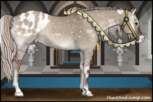 Horse Color:Silver Grullo Onyx Sabino Blanket