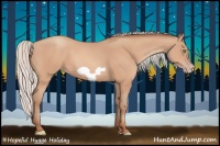 Horse Color:Silver Amber Champagne Frame 