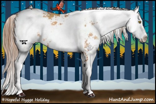 Horse Color:Brown Pearl Sabino