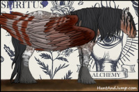 Horse Color:Brown Ice Sabino Rabicano 