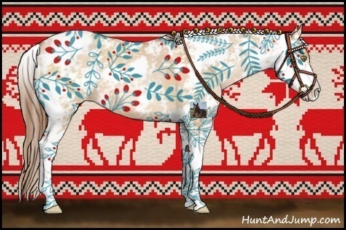 Horse Color:Brown Pearl Dun Sabino 