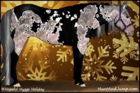 Horse Color:White Spotted Brown Ice Tobiano 