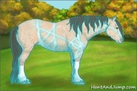 Horse Color:Thunderstruck Amber Champagne Ice 