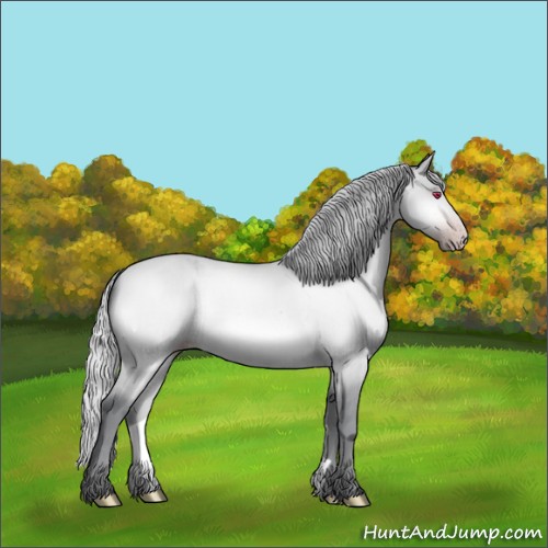 Horse Color:Silver Sable Champagne Chinchilla Dun 
