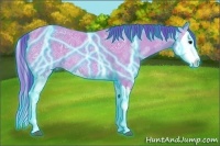 Horse Color:Thunderstruck Watercolor Bay Ice Splash 