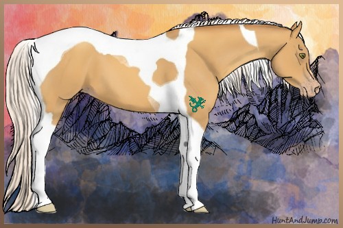 Horse Color:Silver Classic Cream Champagne Tobiano 