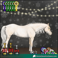 Horse Color:Silver Smoky Blue Roan Pearl 