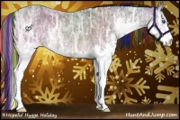 Horse Color:Painted Brown Ice Splash Rabicano