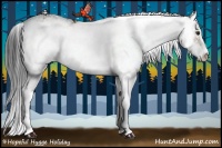 Horse Color:Brown Dun Sabino