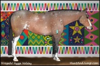 Horse Color:Bay Sabino Rabicano