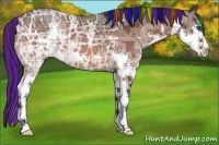 Horse Color:Painted Brown Ice Splash 