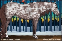 Horse Color:Chocolate Smoky Black Ice Sabino 