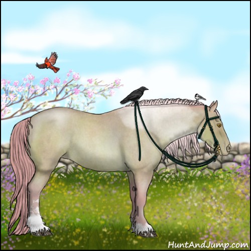 Horse Color:Watercolor Brown Roan Pearl Sabino 