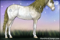 Horse Color:Watercolor Liver Red Onyx Ice Rabicano 
