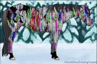 Horse Color:Blue Ice Roan Blanket 
