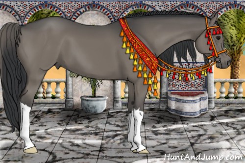 Horse Color:Grullo Brindle 