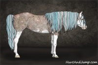 Horse Color:Painted Silver Classic Champagne Ice Sabino Splash 