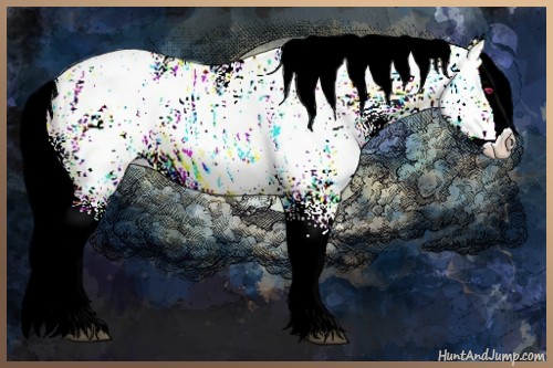 Horse Color:Liver Chestnut Chinchilla Ice Splash 