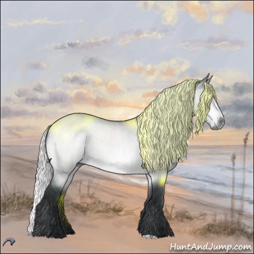 Horse Color:Silver Brown Chinchilla Dun