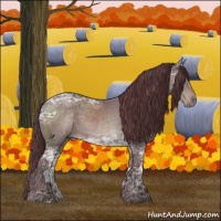 Horse Color:Platinum Chocolate Brown Ice