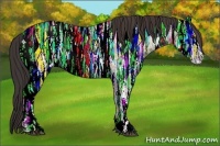 Horse Color:Buckskin Ice Sabino 