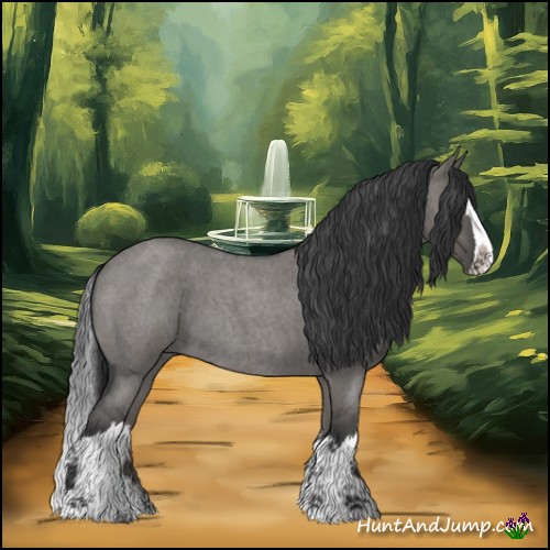 Horse Color:Grullo Roan Sabino Splash 