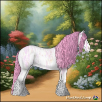 Horse Color:Watercolor White Spotted Blue Onyx Ice Appaloosa 