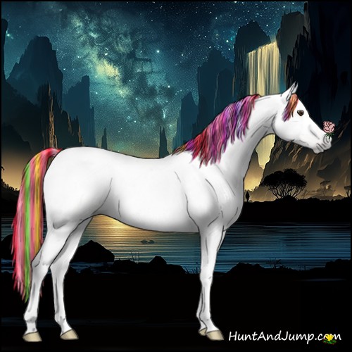 Horse Color:Gray Painted Chestnut 