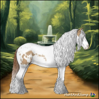 Horse Color:White Spotted Red Dun Splash Tobiano